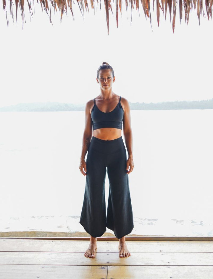 Hemp Flare Pants and Bralette Set ZONE