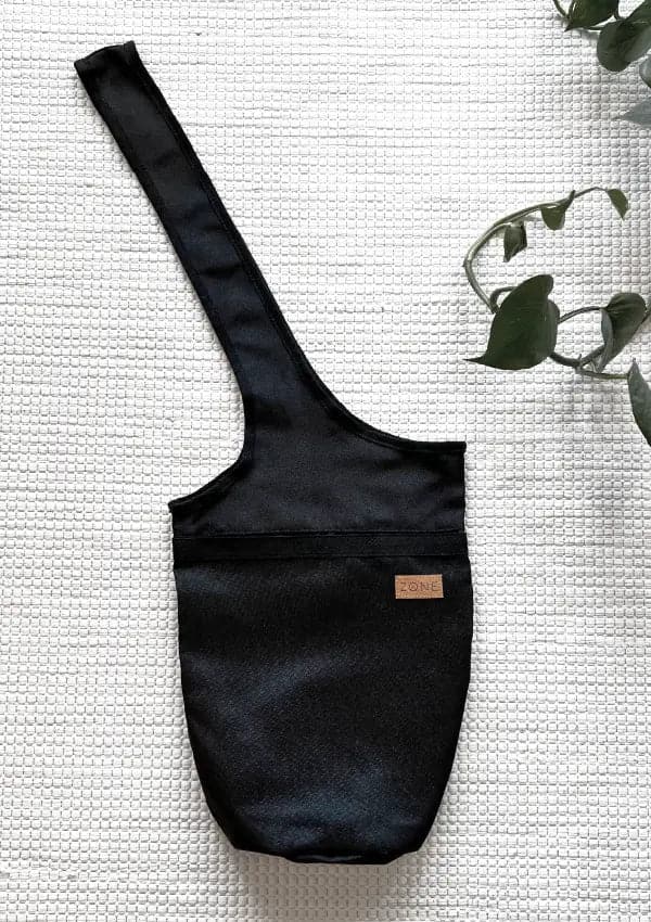 Hemp Yoga Tote - Black ZONE